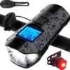Seidon™ - Fietslamp - Fietsverlichting - Fietslampjes - Fiets Snelheidsmeter - LED Display - Klok - Fietsbel -Fietsuitrusting Winkel 1200x1139 7