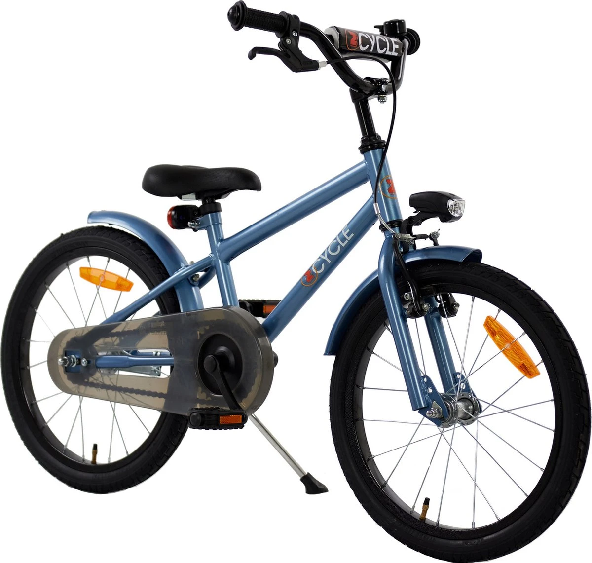 2Cycle Racer Kinderfiets - 18 Inch - Blauw - Jongensfiets 3 2Cycle Racer Kinderfiets - 18 Inch - Blauw - Jongensfiets