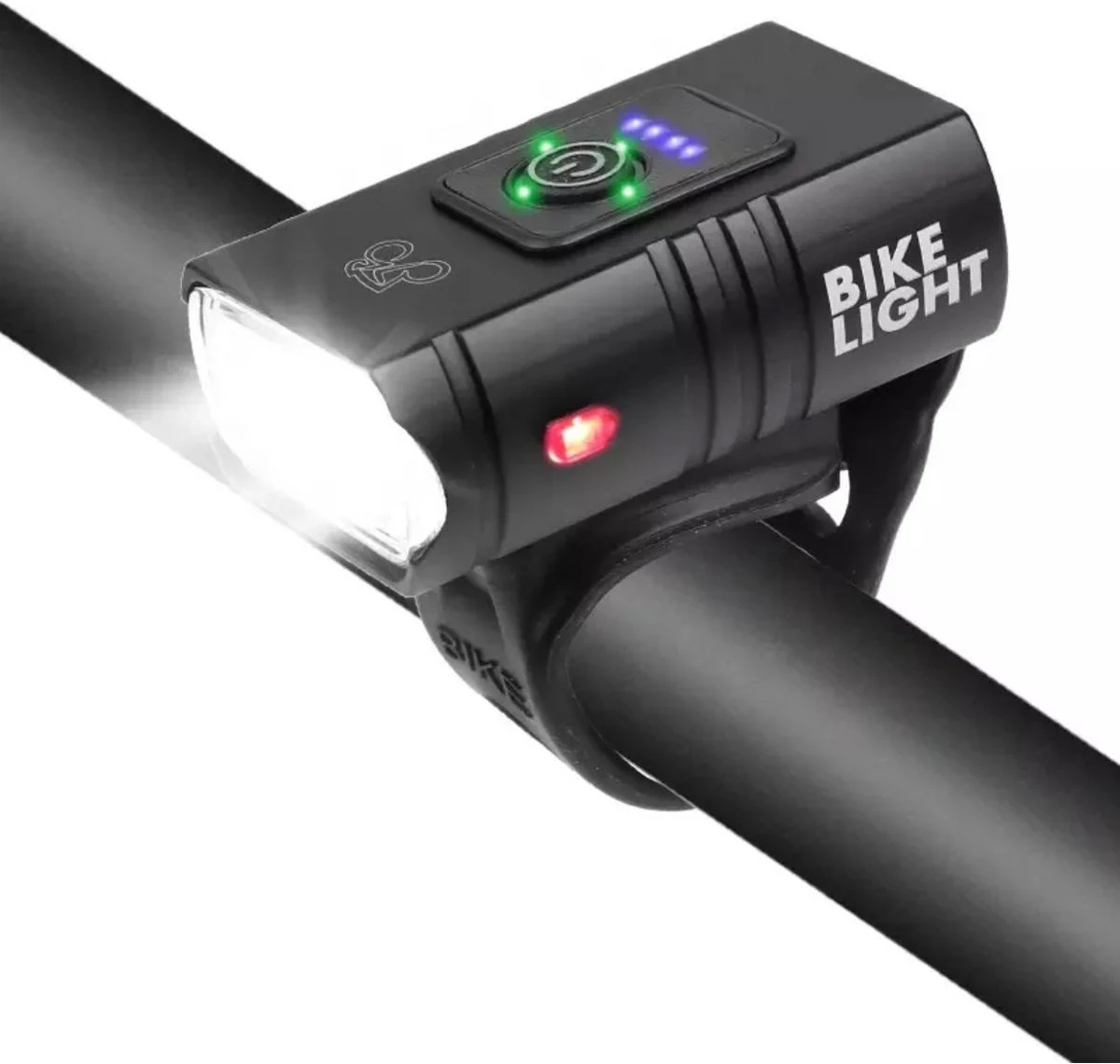 Fietslamp LED, Fietslicht, Fietsverlichting, Racefiets, Voorlicht, Oplaadbaar, Micro USB, Verstelbaar, Zwart 3 Fietslamp LED, Fietslicht, Fietsverlichting, Racefiets, Voorlicht, Oplaadbaar, Micro USB, Verstelbaar, Zwart