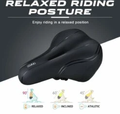 BOTC Fietszadel - Unisex - Extra Comfortabel - Inclusief Waterdichte Zadelhoes - Ventilerend 15 BOTC Fietszadel - Unisex - Extra Comfortabel - Inclusief Waterdichte Zadelhoes - Ventilerend -Fietsuitrusting Winkel 1200x1141 12