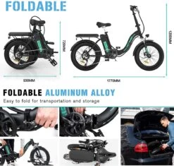 HITWAY Elektrische Fiets | 20" Opvouwbare Volwassen Vette Fiets | Batterij 36V/11,2Ah,Motor 250W, Max Bereik 35-90km | E Bike City -Fietsuitrusting Winkel 1200x1142 1