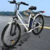 HITWAY 26 Inch E-bike, Elektrische Fiets Voor Heren En Dames, Pedelec Stadsfietsen, 250 W Motor, 36 V/11,2 Ah E-bike, Shimano 7 Versnellingen, 35-90 Km| Wit / Blauw -Fietsuitrusting Winkel 1200x1148 1