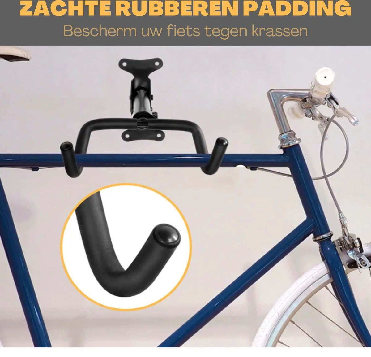 W&Z WallMount Fietsdrager - Ophangbeugel - Muurbeugel Fiets - Fietsbeugel - Opbergbeugel - Fiets Ophangsysteem 4 W&Z WallMount Fietsdrager - Ophangbeugel - Muurbeugel Fiets - Fietsbeugel - Opbergbeugel - Fiets Ophangsysteem - Afbeelding 2