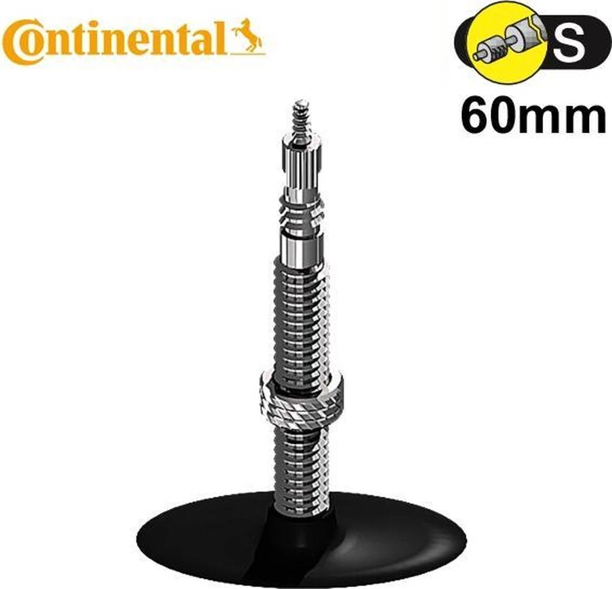 Continental Binnenband 28/29x1.75-2.50 (47/62-622) Fv 60 Mm Zwart 8 Continental Binnenband 28/29x1.75-2.50 (47/62-622) Fv 60 Mm Zwart - Afbeelding 6
