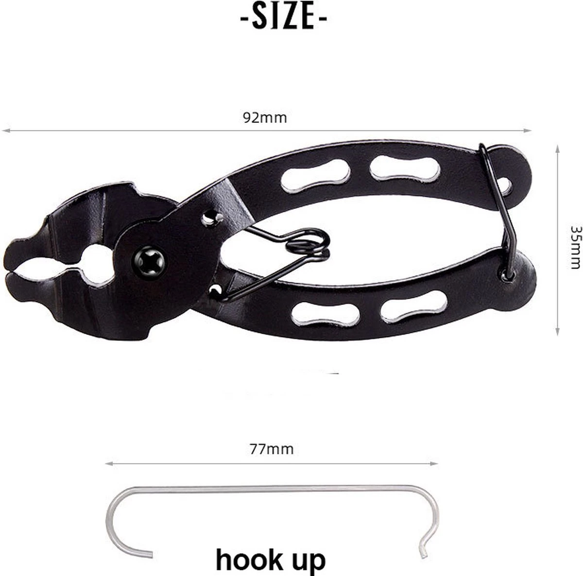 Missing Link Tang Met 3 Losse Schakels Voor Ketting (1x12 Of 2x12) 12 Versnellingen Op Achterderailleur 5 Missing Link Tang Met 3 Losse Schakels Voor Ketting (1x12 Of 2x12) 12 Versnellingen Op Achterderailleur - Afbeelding 3