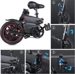 Windgoo B-20 Elektrische Vouwfiets - Snelheid 20 Km/h - 15 Km Bereik - Schijfremmen 40 Windgoo B-20 Elektrische Vouwfiets - Snelheid 20 Km/h - 15 Km Bereik - Schijfremmen -Fietsuitrusting Winkel 1200x1187
