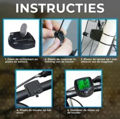 Kilometerteller Fiets - Waterdicht En Bedraad - Snelheidsmeter - Fietscomputer - Fiets Accessoires - Mountainbike Accesoires -Fietsuitrusting Winkel 1200x1187 3