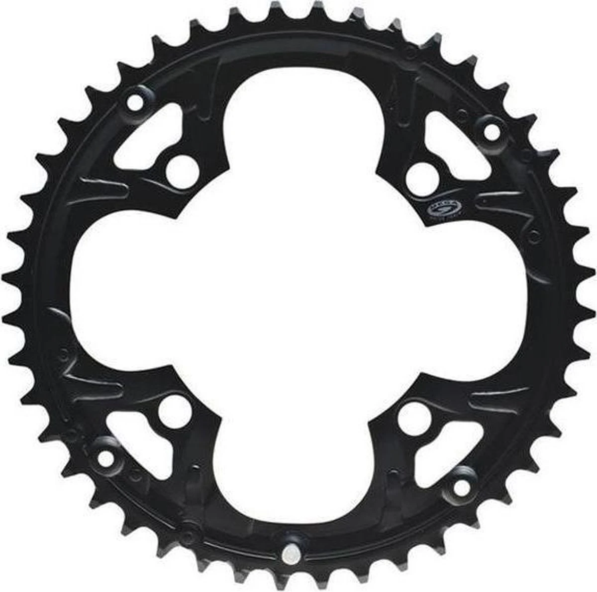 Kettingblad 44T Shimano Deore FC-M480 - Zwart 12 Kettingblad 44T Shimano Deore FC-M480 - Zwart - Afbeelding 10