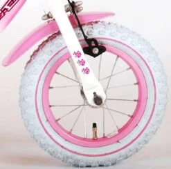 Volare Rose Kinderfiets - Meisjes - 12 Inch - Roze - 2 Handremmen -Fietsuitrusting Winkel 1200x1191