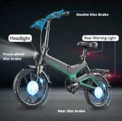 HITWAY Elektrische Fiets - Opvouwbare E-bike - 16 Inch-250W-2023 Model 15 HITWAY Elektrische Fiets - Opvouwbare E-bike - 16 Inch-250W-2023 Model -Fietsuitrusting Winkel 1200x1192 5