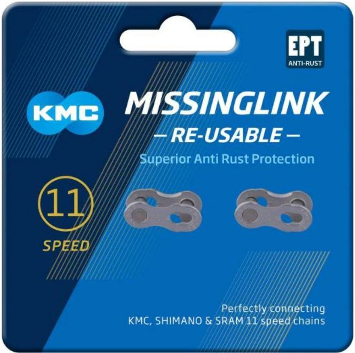 KMC Missing Link 11 Speed Zilver 2 Sets - 2 Sets - Bulk Verpakking 5 KMC Missing Link 11 Speed Zilver 2 Sets - 2 Sets - Bulk Verpakking - Afbeelding 3