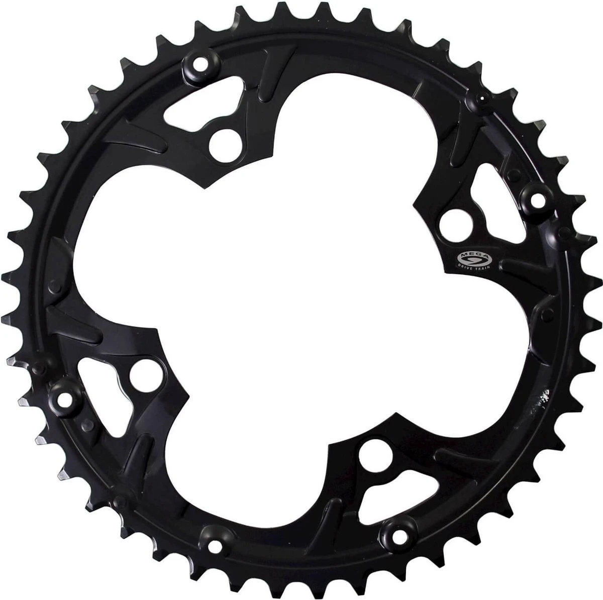 Kettingblad 44T Shimano Deore FC-M480 - Zwart 4 Kettingblad 44T Shimano Deore FC-M480 - Zwart - Afbeelding 2