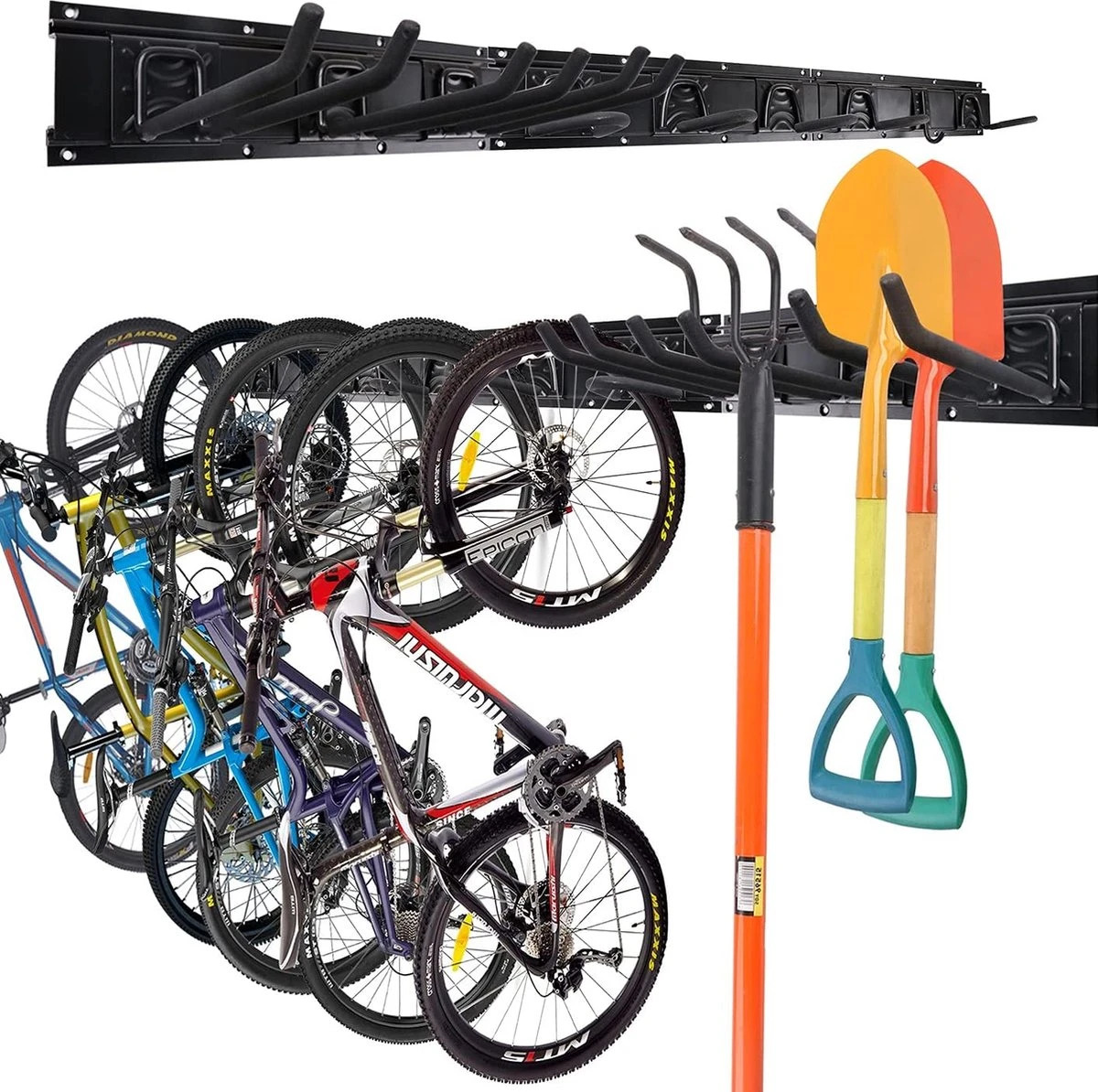 SODEAL Fiets Ophangsysteem - Gereedschapshouder - Fietshaak - Fiets Ophangbeugel - Muurbeugel Fiets - Fietsenrek - Fietsbeugel 3 SODEAL Fiets Ophangsysteem - Gereedschapshouder - Fietshaak - Fiets Ophangbeugel - Muurbeugel Fiets - Fietsenrek - Fietsbeugel
