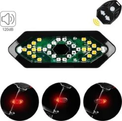 LED Fiets Achterlicht- Veiligheidswaarschuwing- Draadloze Afstandsbediening- Richtingaanwijzer- Lamp Met Elektronische Hoorn 10 LED Fiets Achterlicht- Veiligheidswaarschuwing- Draadloze Afstandsbediening- Richtingaanwijzer- Lamp Met Elektronische Hoorn -Fietsuitrusting Winkel 1200x1196 10