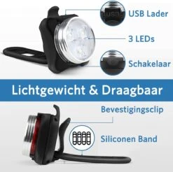 Fietsverlichting USB Oplaadbaar - Waterdicht Fietslamp - LED Fietslampjes - Voorlicht En Achterlicht - Voor Fiets 16 Fietsverlichting USB Oplaadbaar - Waterdicht Fietslamp - LED Fietslampjes - Voorlicht En Achterlicht - Voor Fiets -Fietsuitrusting Winkel 1200x1196 4