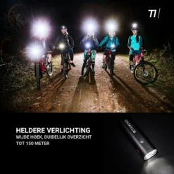 TIKKENS LED Fietsverlichting Set - Fietslamp USB Oplaadbaar - Fietslampjes Voorlicht & Achterlicht - Waterdicht – Zwart -Fietsuitrusting Winkel 1200x1196 9