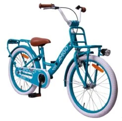 Amigo Bloom Meisjesfiets - Kinderfiets 20 Inch - Turquoise -Fietsuitrusting Winkel 1200x1197