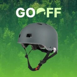 GOOFF® Skate Snorscooter Helm | Brede Pasvorm | 14x Ventilatie | Matgrijs | Lichtgewicht (L) -Fietsuitrusting Winkel 1200x1199 4