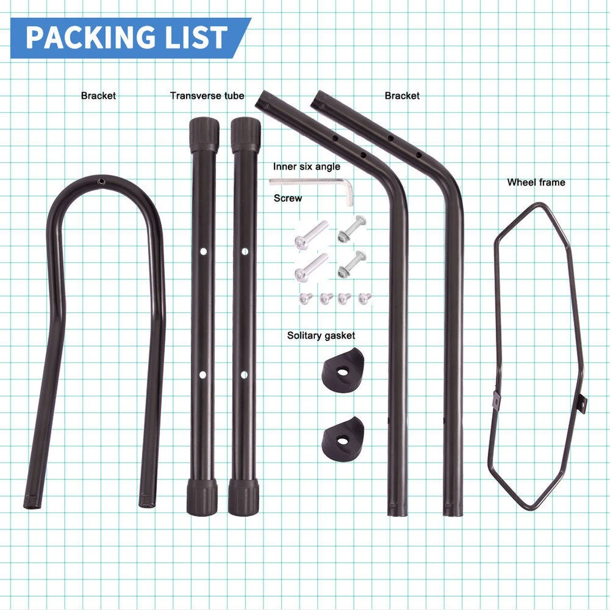 Merkloos Decopatent® Fietsenrek Voor Of Achterwiel - Fietsen Rek Racefiets, Mountainbike, Mtb Etc - Fietshouder - Achterwiel Standaard / Voorwiel Standaard - Bike Stand - Fietsstandaard Fietsen - Zwart 8 Merkloos Decopatent® Fietsenrek Voor Of Achterwiel - Fietsen Rek Racefiets, Mountainbike, Mtb Etc - Fietshouder - Achterwiel Standaard / Voorwiel Standaard - Bike Stand - Fietsstandaard Fietsen - Zwart - Afbeelding 6