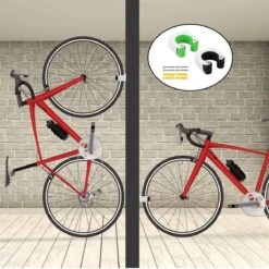 Racefiets Ophangsysteem - Fietshaak Muurbevestiging - Fiets Ophangbeugel - Bike Muurbeugel Fiets - Fietsenrek - Fietsbeugel -Fietsuitrusting Winkel 1200x1200 1046