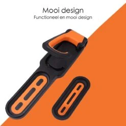 Fiets Ophangbeugel - Zwart / Oranje - Cycling WallMount - Muurhouder Fiets - Muurbeugel Wandhouder Wandbeugel - Muurbevestiging Ophangsysteem - Muur Houder Fietsbeugel Fietshaak -Fietsuitrusting Winkel 1200x1200 1057