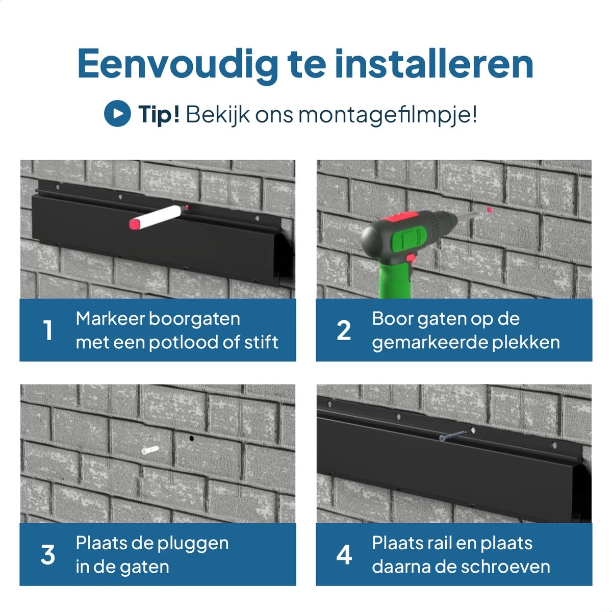 SODEAL Fiets Ophangsysteem - Fietshaak - Fiets Ophangbeugel - Muurbeugel Fiets - Fietsenrek - Fietsbeugel 18 SODEAL Fiets Ophangsysteem - Fietshaak - Fiets Ophangbeugel - Muurbeugel Fiets - Fietsenrek - Fietsbeugel - Afbeelding 16