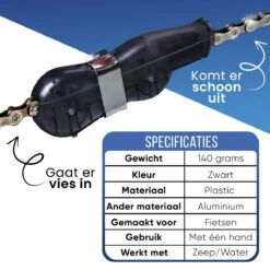 Fietsketting Reiniger - Fietsonderhoud - Kettingreiniger - Zwart -Fietsuitrusting Winkel 1200x1200 1085