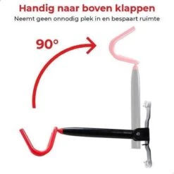 Merkloos Decopatent® Fiets Ophangsysteem Inklapbaar - Fietshaak - Wand Ophangbeugel - Muurbeugel Fiets - Fiets Ophangbeugel - Fietsbeugel -Fietsuitrusting Winkel 1200x1200 1112