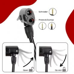 RYER Fietspomp Pro - Drukmeter - Inclusief Banden Reparatieset 20 RYER Fietspomp Pro - Drukmeter - Inclusief Banden Reparatieset -Fietsuitrusting Winkel 1200x1200 1178