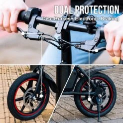 Windgoo B20 V3 - Elektrische Vouwfiets - E Bike - 250W 7.8Ah Batterij - APP IOS Android - 14 Inch - 25 KM/H - Zwart -Fietsuitrusting Winkel 1200x1200 149