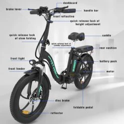 Hitway BK6 Elektrische Fiets | Opvouwbare E-bike | 20 Inch Fat Tire | 350W Motor | 10Ah | Zwart/Groen 17 Hitway BK6 Elektrische Fiets | Opvouwbare E-bike | 20 Inch Fat Tire | 350W Motor | 10Ah | Zwart/Groen -Fietsuitrusting Winkel 1200x1200 168
