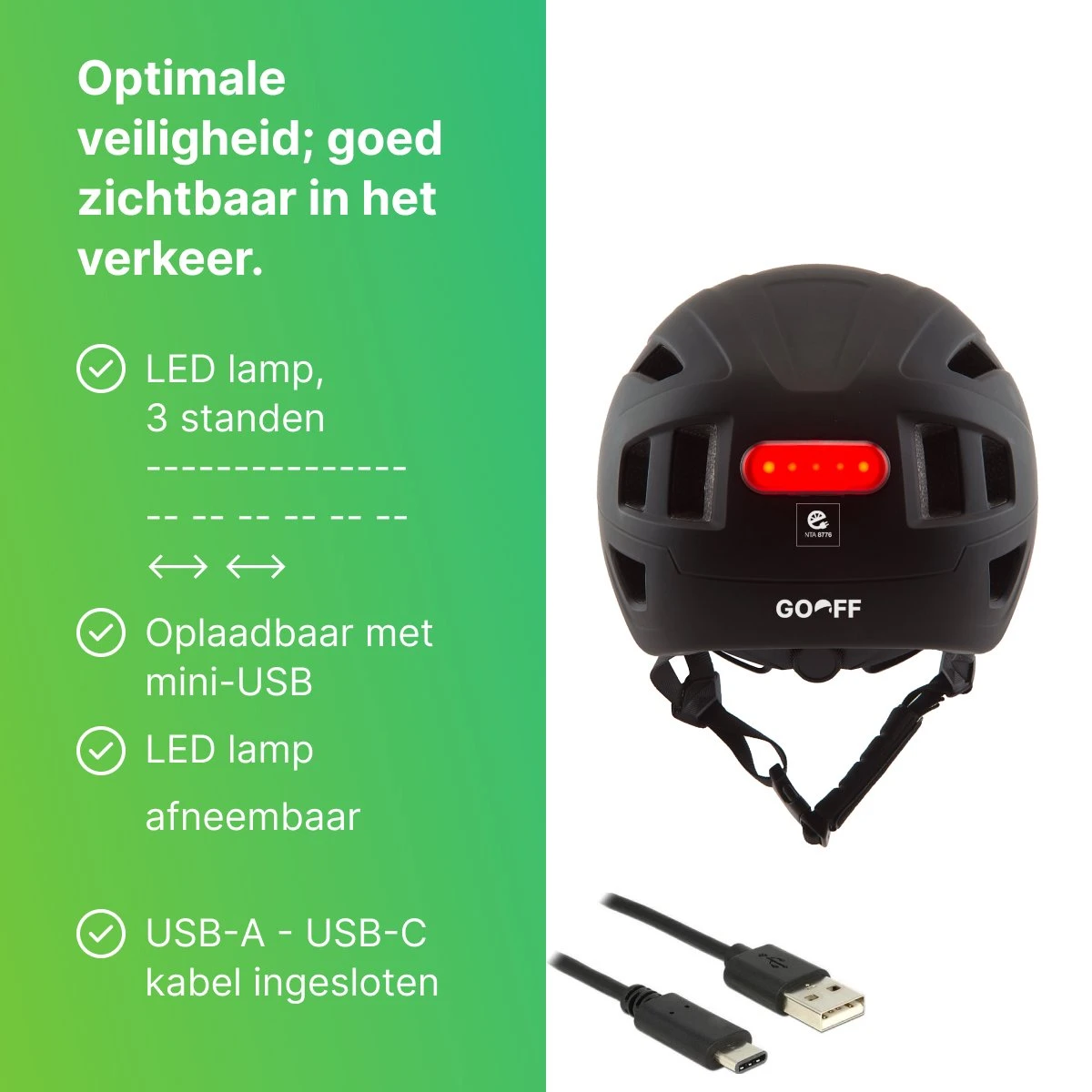 GOOFF® PILOT 3 In 1 Snorscooterhelm Met Afneembaar Vizier - Matzwart - Lichtgewicht Snorfiets Helm - NTA Gecertificeerd Speed Pedelec Helm - Geschikt Voor Blauw Kenteken Snorscooter En Snorfiets - Maat XL - Voor Vrouwen En Mannen 6 GOOFF® PILOT 3 In 1 Snorscooterhelm Met Afneembaar Vizier - Matzwart - Lichtgewicht Snorfiets Helm - NTA Gecertificeerd Speed Pedelec Helm - Geschikt Voor Blauw Kenteken Snorscooter En Snorfiets - Maat XL - Voor Vrouwen En Mannen - Afbeelding 4