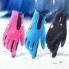 Merkloos Handschoenen - Touchscreen - Grip - Waterafstotend - Thermisch - Wintersport - Ski/Snowboardhandschoenen - Fietshandschoenen - Dames - Maat M - Stretch - Roze -Fietsuitrusting Winkel 1200x1200 251
