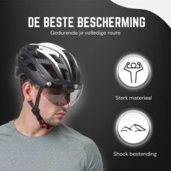 Rebela | Fietshelm | Helm | Hoofdbescherming | Sport Lights Matt Zwart- Wit | Heren-Dames | Medium 54/62cm 13 Rebela | Fietshelm | Helm | Hoofdbescherming | Sport Lights Matt Zwart- Wit | Heren-Dames | Medium 54/62cm -Fietsuitrusting Winkel 1200x1200 261