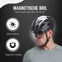 Rebela | Fietshelm | Helm | Hoofdbescherming | Sport Lights Matt Zwart- Wit | Heren-Dames | Medium 54/62cm 14 Rebela | Fietshelm | Helm | Hoofdbescherming | Sport Lights Matt Zwart- Wit | Heren-Dames | Medium 54/62cm -Fietsuitrusting Winkel 1200x1200 262