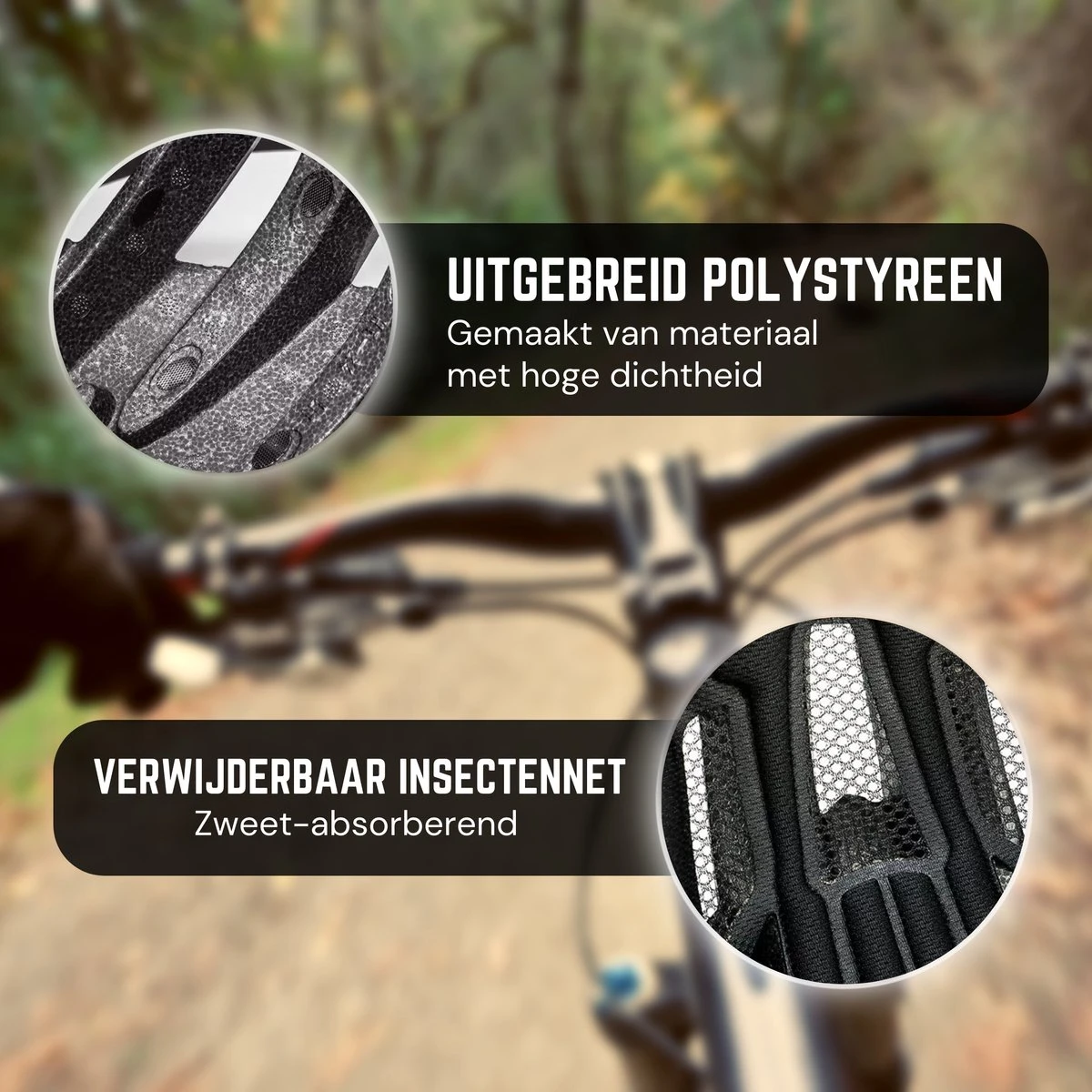 Rebela | Fietshelm | Helm | Hoofdbescherming | Sport Lights Matt Zwart- Wit | Heren-Dames | Medium 54/62cm 9 Rebela | Fietshelm | Helm | Hoofdbescherming | Sport Lights Matt Zwart- Wit | Heren-Dames | Medium 54/62cm - Afbeelding 7