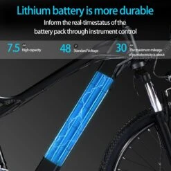 Elektrische Fiets Off-Road | E-Fietsen | Electric Mountain Bike | E-bike | 250W Motor | 26 Inch | Zwart BK7 -Fietsuitrusting Winkel 1200x1200 27