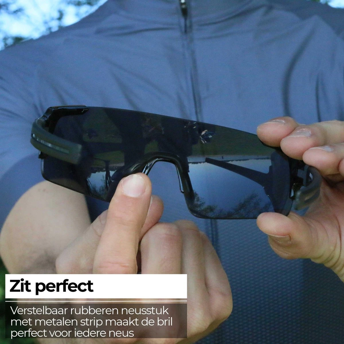 BBB Cycling FullView Fietsbril - Frameless Zonnebril - Wielrenbril Met 3 Lenzen - Glanzend Zwart - BSG-63 6 BBB Cycling FullView Fietsbril - Frameless Zonnebril - Wielrenbril Met 3 Lenzen - Glanzend Zwart - BSG-63 - Afbeelding 4