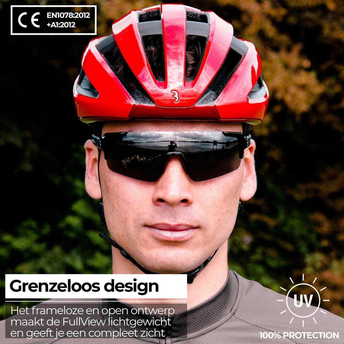 BBB Cycling FullView Fietsbril - Frameless Zonnebril - Wielrenbril Met 3 Lenzen - Glanzend Zwart - BSG-63 10 BBB Cycling FullView Fietsbril - Frameless Zonnebril - Wielrenbril Met 3 Lenzen - Glanzend Zwart - BSG-63 - Afbeelding 8