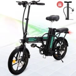 HITWAY Elektrische Fiets Voor, Stadsfietsen Opvouwbaar, E-BIKE, 7.5Ah Batterij, 250W Motor, Actieradius Tot 45 Km - BK5