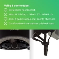 GOOFF® Skate Snorscooter Helm | Brede Pasvorm | 14x Ventilatie | Matgrijs | Lichtgewicht (L) -Fietsuitrusting Winkel 1200x1200 399