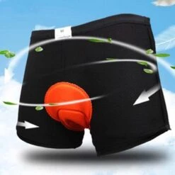 Merkloos Fiets Onderbroek Met Zeem Unisex - Maat L