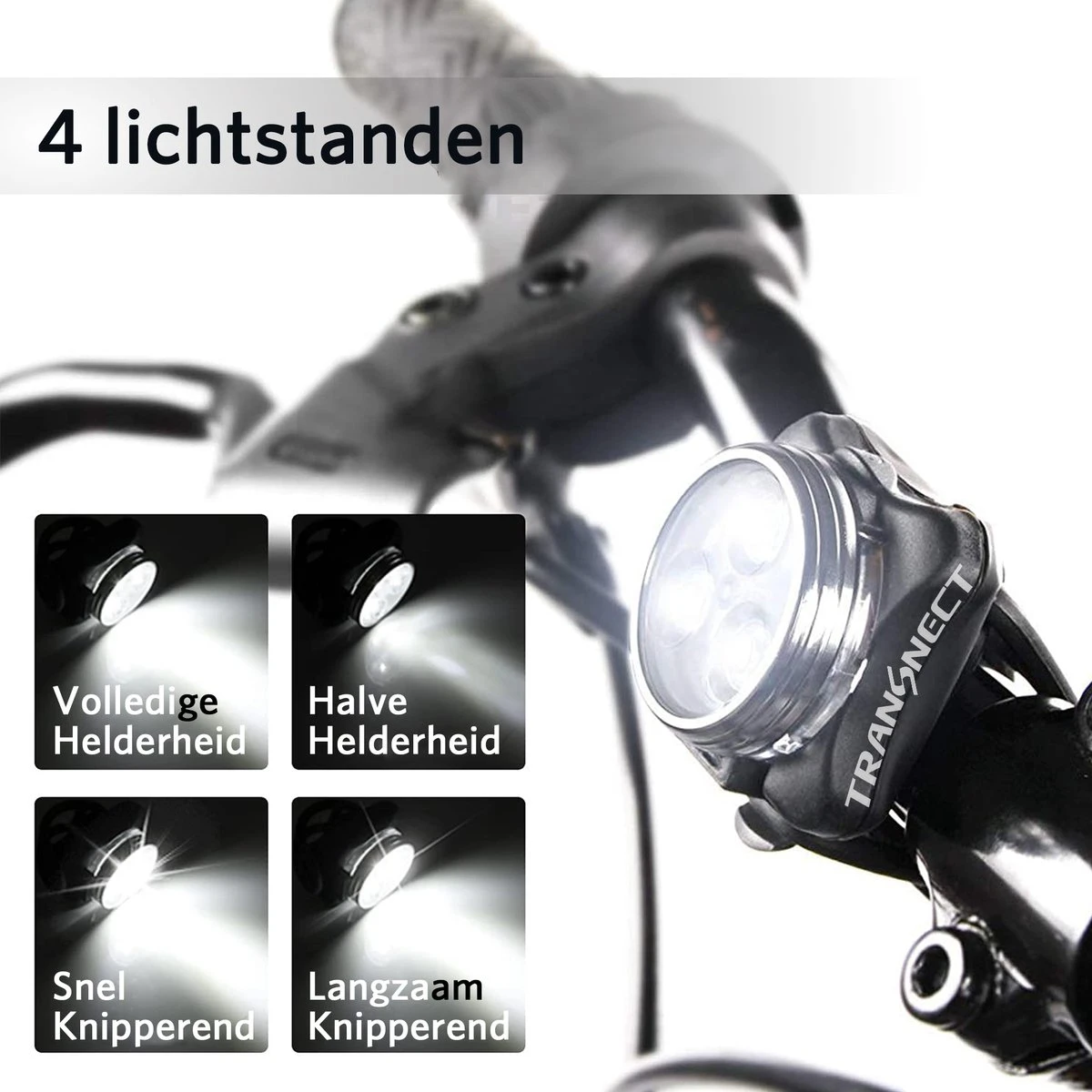 Fietsverlichting USB Oplaadbaar - Waterdicht Fietslamp - LED Fietslampjes - Voorlicht En Achterlicht - Voor Fiets 6 Fietsverlichting USB Oplaadbaar - Waterdicht Fietslamp - LED Fietslampjes - Voorlicht En Achterlicht - Voor Fiets - Afbeelding 4