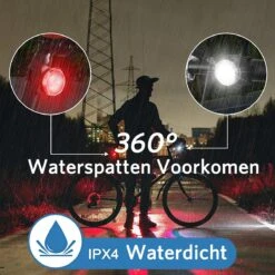 Fietsverlichting USB Oplaadbaar - Waterdicht Fietslamp - LED Fietslampjes - Voorlicht En Achterlicht - Voor Fiets 15 Fietsverlichting USB Oplaadbaar - Waterdicht Fietslamp - LED Fietslampjes - Voorlicht En Achterlicht - Voor Fiets -Fietsuitrusting Winkel 1200x1200 447