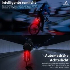 BikePro Fiets Achterlicht 2.0 Met Alarm En Richtingaanwijzer - IP54 Waterdicht - USB Oplaadbaar -Fietsuitrusting Winkel 1200x1200 506
