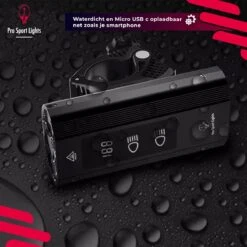 Fietslamp 1200 Lumen Fietsverlichting Pro Sport Lights Performance - Koplamp USB Oplaadbaar - Voorlicht Fietsverlichting -Fietsuitrusting Winkel 1200x1200 531