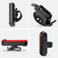 LifeGoods LED Fietsverlichting Set - Voorlicht En Achterlicht - USB Oplaadbaar - Zwart -Fietsuitrusting Winkel 1200x1200 562