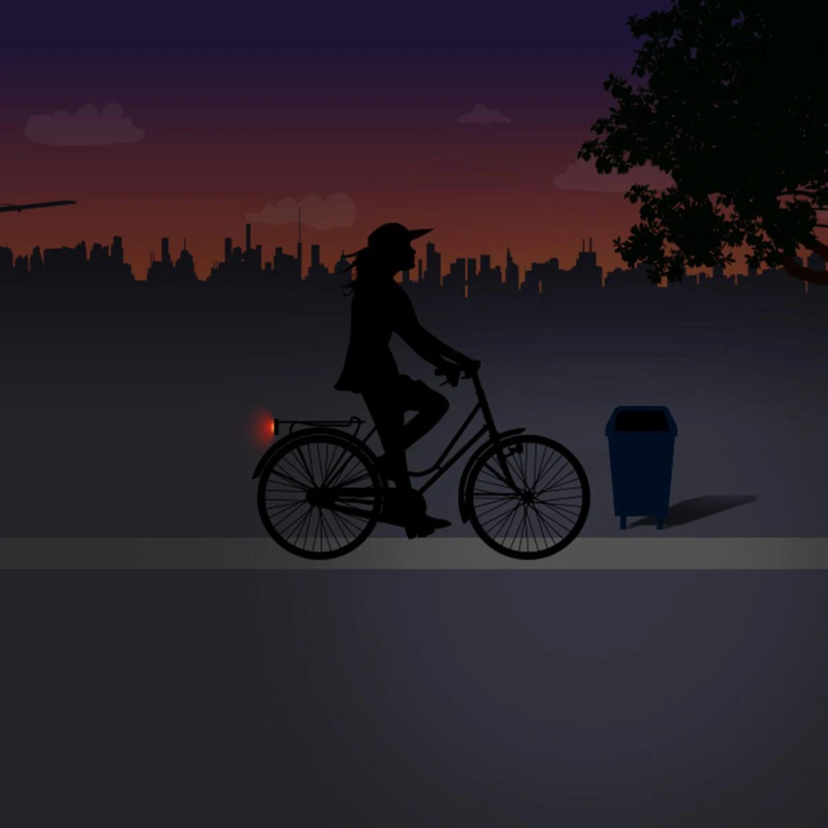 Spanninga Elips Fiets Achterlicht - Batterij 8 Spanninga Elips Fiets Achterlicht - Batterij - Afbeelding 6