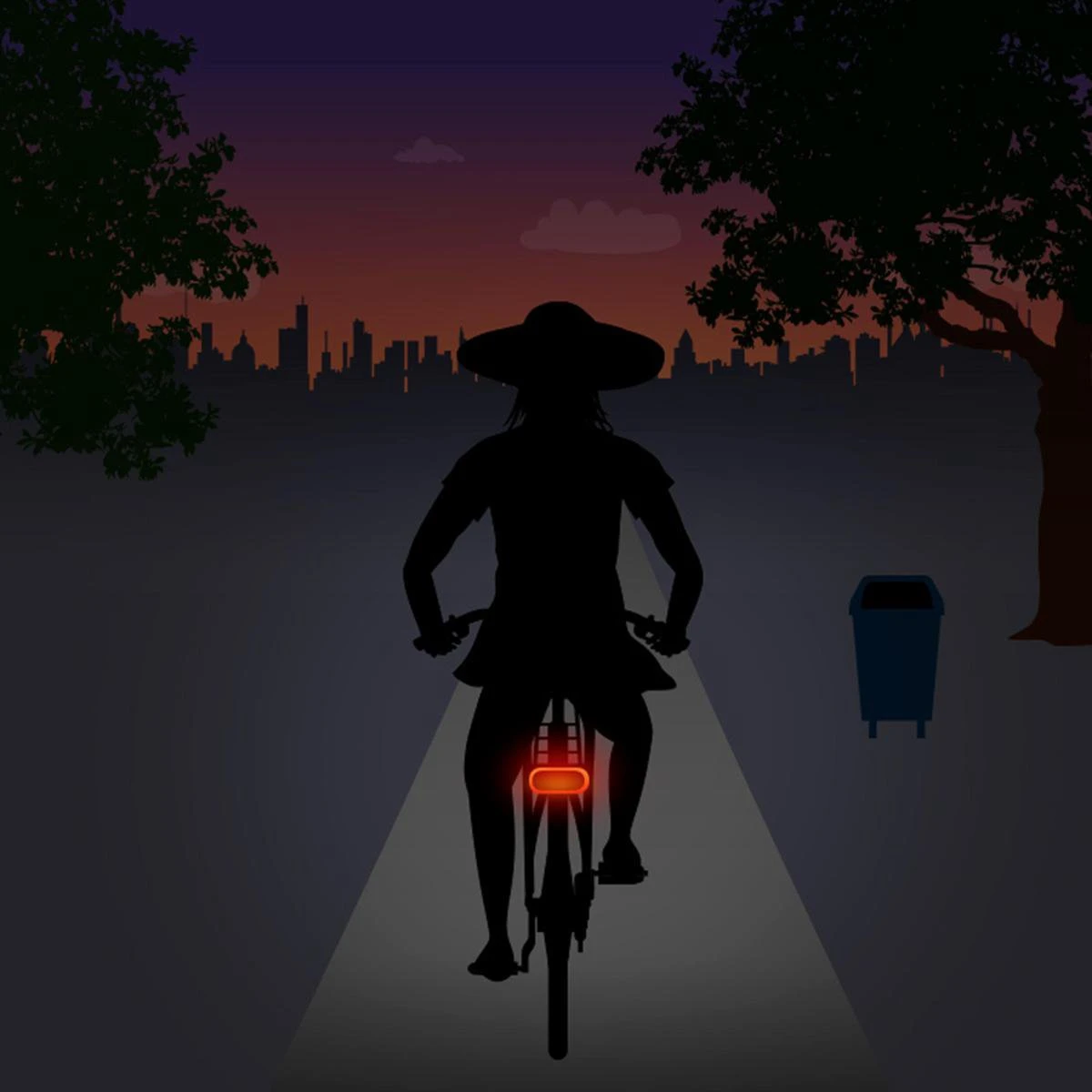 Spanninga Elips Fiets Achterlicht - Batterij 11 Spanninga Elips Fiets Achterlicht - Batterij - Afbeelding 9