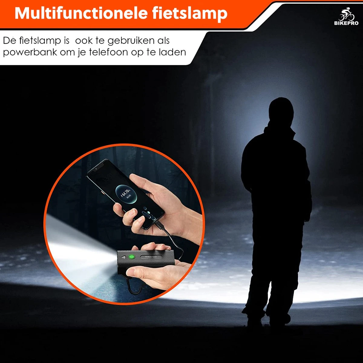 BikePro LED Fietsverlichting Set - Voorlicht En Achterlicht - USB Oplaadbaar - Fietslamp - Koplamp Fiets - Fietslampjes - Fietslichten 7 BikePro LED Fietsverlichting Set - Voorlicht En Achterlicht - USB Oplaadbaar - Fietslamp - Koplamp Fiets - Fietslampjes - Fietslichten - Afbeelding 5